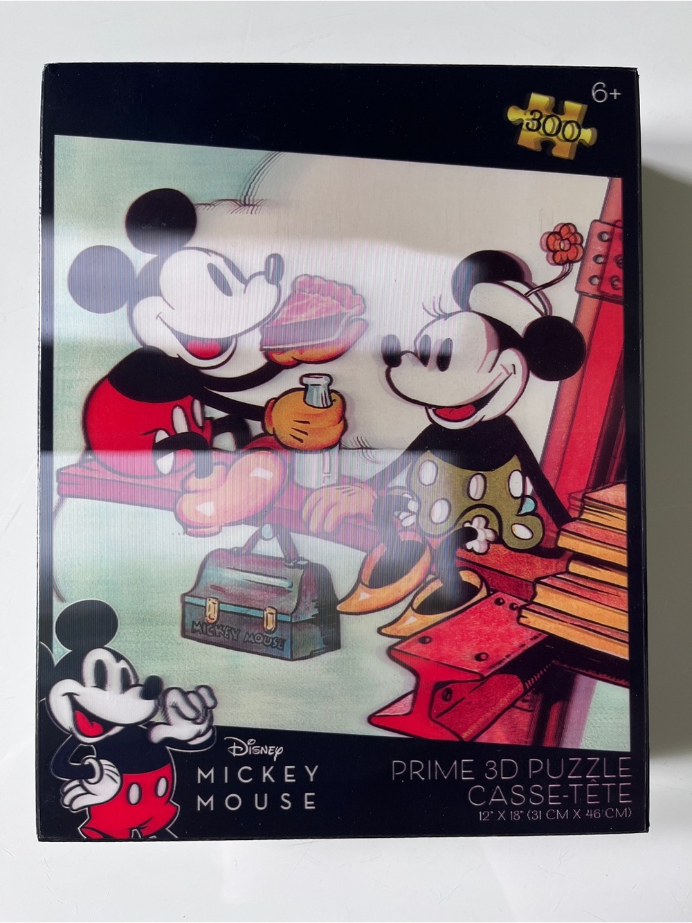 Disney Mickey Mouse 300-Piece 3D Lenticular Puzzle - Brand New Sealed Condition